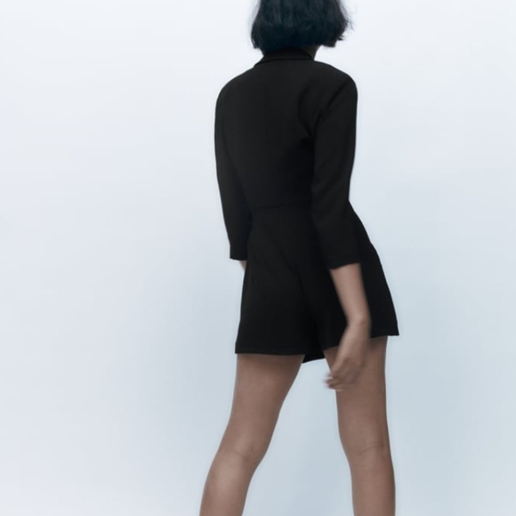 ZARA  fringed jumpsuit blazer - Picture 5 of 10